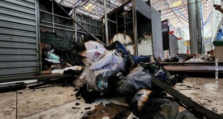 Trabalhadores de boxs do camelódromo estão desolados com o incêndio