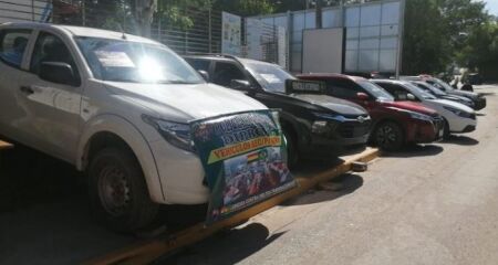 Quatro carros foram recuperados na região de Santa Cruz e dois em Puerto Suárez