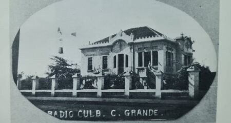 Primeira sede do Rádio Clube, na XV de Novembro