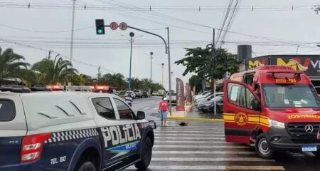 Acidente aconteceu na Avenida Pantanal com Rua Dourados