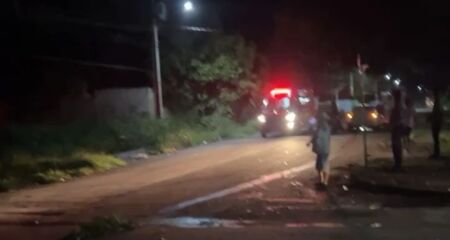 Local do acidente em Corumbá