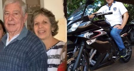 O casal de aposentados Aparecido Roberto Carrasco, de 74 anos, e Joana Fátima Sanches Carrasco, de 70, foram achados mortos na própria casa, ao lado do genro, Valdinei de Souza, de 57.