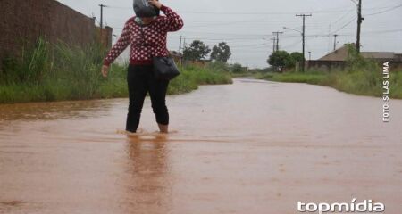 Segundo o órgão, um total de 29 cidades de Mato Grosso do Sul estão suscetíveis a desastres ocasionados por chuvas