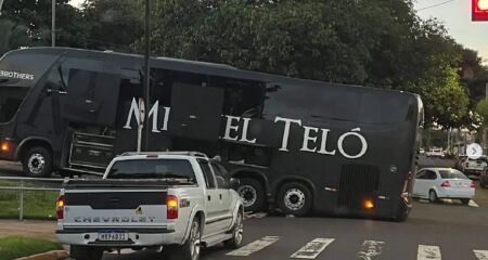 Ônibus ''travou'' em subida da Planalto 