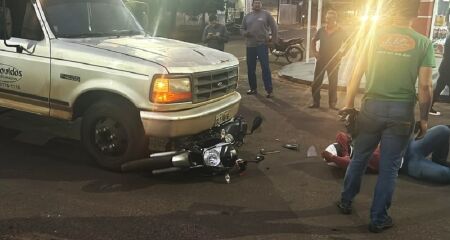 O acidente ocorreu no cruzamento da Rua Milton Modesto com a José Domingos