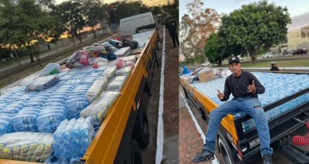 'Não fazemos só barulho'. Turma do Randandan arrecada carreta com doações para o Rio Grande do Sul 