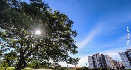 Céu claro em Campo Grande