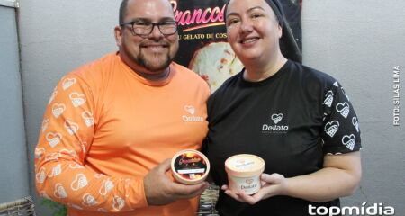 André e Vanessa toparam o desafio de fazer gelato artesanal e surpreendem com sabores criados