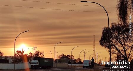 Em Campo Grande, a temperatura deve chegar aos 33°C, com mínima de 23°C