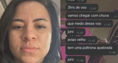 Antes de decolar em avião que caiu em Vinhedo (SP), Rosana Santos Xavier mandou mensagem relatando caos da aeronave
