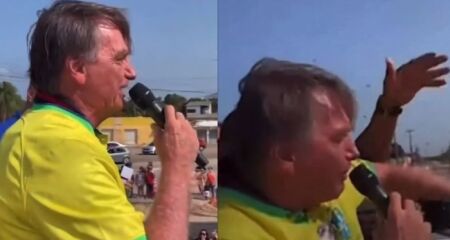 Bolsonaro é atacado por abelhas e tem que encerrar discurso