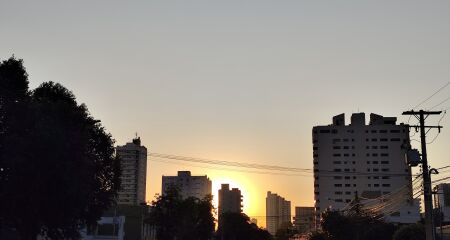 Em Campo Grande, são esperadas mínimas de 25°C e máximas de até 37°C