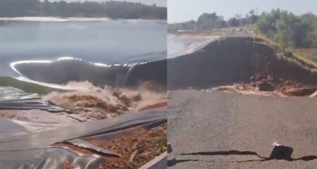 Enquanto equipes atuarem na recuperação da pista, na altura do km 500, fluxo segue em sistema de 'pare e siga'