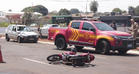 Tanto o Corpo de Bombeiros quanto o Samu foram acionados