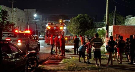 O feto foi encontrado na Rua Geraldino Martins de Barros, em frente a Alameda São José