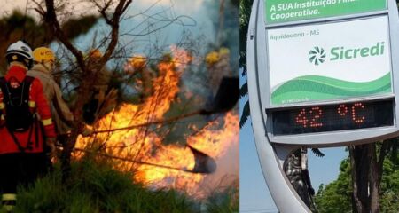 Calor e fumaça afligem Pantanal de Corumbá e Aquidauana 