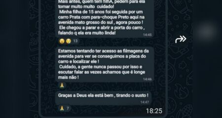 Mensagem que viralizou nas redes sociais