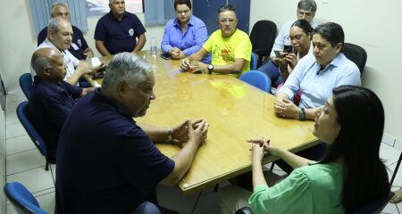 Visita foi ao Sindicato dos Empregados do Comércio 