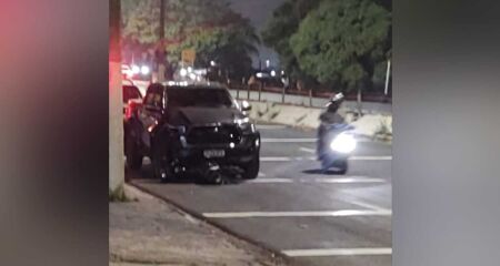 Acidente ocorreu na Avenida Duque de Caxias