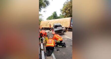 Diversos agentes participaram da simulação