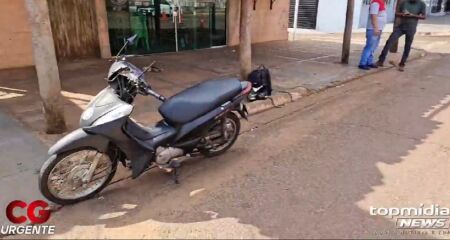 Moto era pilotada por policial civil 