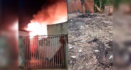 Motoboy pede ajuda para reconstruir casa incendiada