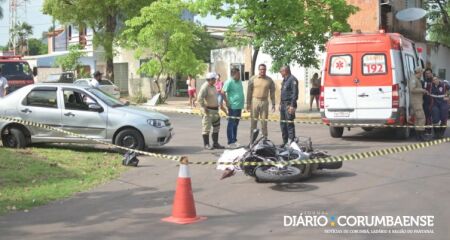 Corpo de Bombeiros Militar atendeu a ocorrência