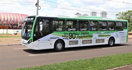 O trajeto começa pela linha 082  Aero Rancho  Shopping