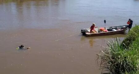 Rio onde o pescador desapareceu 