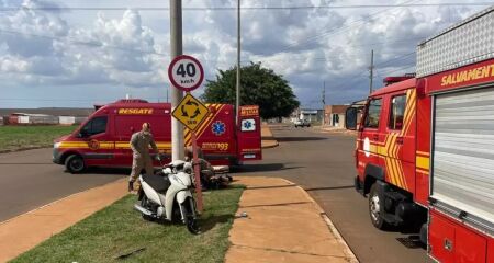 Acidente aconteceu na na Avenida das Garças