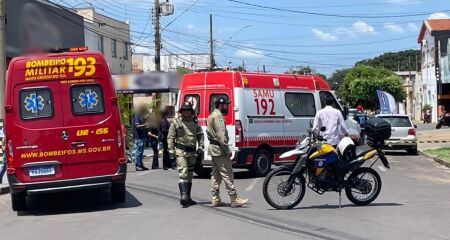 Acidente ocorreu entre os bairros Nossa Senhora Aparecida e Santa Rita nesta quinta-feira, 24.