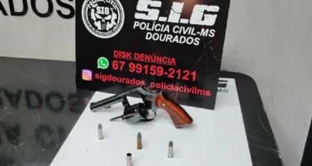 Arma usada no crime foi apreendida