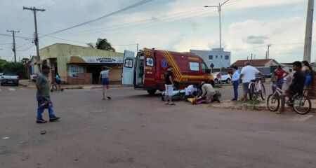 Acidente ocorreu na Avenida Frei Galvão, no Jardim São João