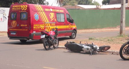 Além dos bombeiros, uma equipe do Batalhão de Trânsito da Polícia Militar foi acionada