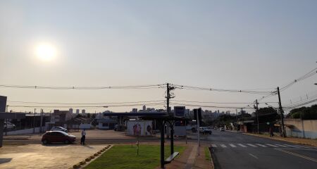 Em Campo Grande a mínima nesta segunda é de 25°C e a máxima alcança os 41°C