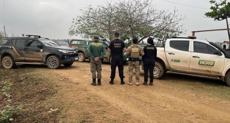 PF cumpre mandados durante investigação de incêndios criminosos na região do Pantanal