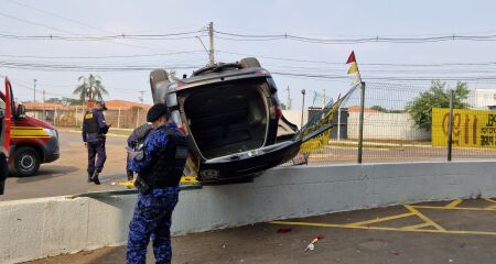 Viatura seguia para uma ocorrência quando aconteceu o incidente