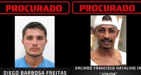 Suspeitos estão sendo procurados pela polícia