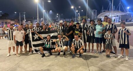 "Paixão que nos move", definem botafoguenses de MS em caravana para semifinal da Libertadores no RJ 