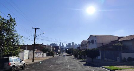 Em Campo Grande, o dia apresenta mínima de 23°C