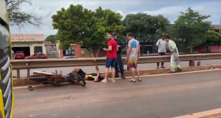 Caso ocorreu na BR-163 em local de grande fluxo de veículos pesados 