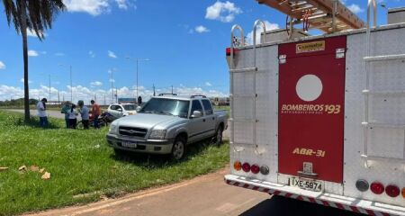 Corpo de Bombeiros levou idoso ao Hospital Municipal 