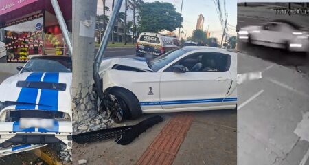 Condutor trafegou na contramão antes de acertar poste 