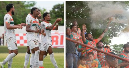 Jogadores e torcedores comemoraram o retorno da equipe para a Séria A