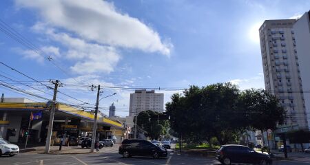 Temperatura máxima em Campo Grande pode chegar à 34°C