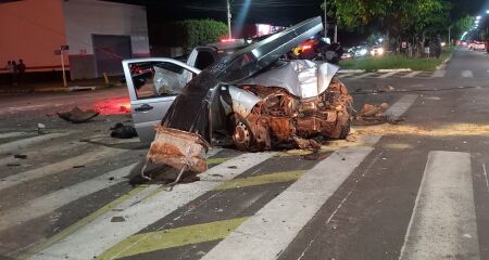 Batida aconteceu na Avenida Filinto Müller