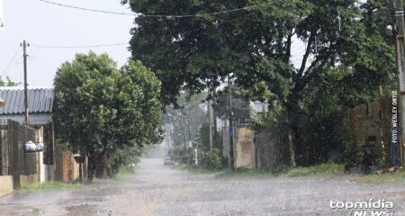 Tempestade pode atingir 56 cidades de MS 