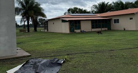 Fazenda onde ocorreu o assassinato de um peão 