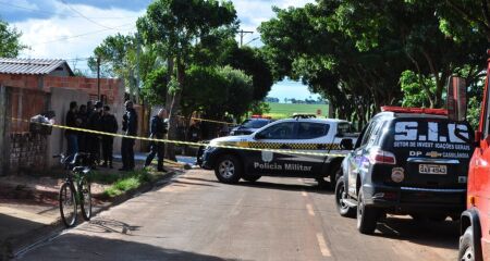 Local onde aconteceu o confronto em Chapadão do Sul