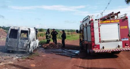 Populares que passavam pelo local acionaram o Corpo de Bombeiros e tentaram conter as chamas